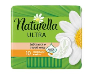 Прокладки женские с ароматом ромашки Normal Naturella Ultra 10  шт