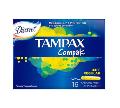 Тампоны женские гигиенические Regular с аппликатором Tampax Compak 16  шт