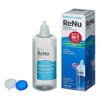 Раствор для линз с контейнером для линз Bausch & Lomb Renu MultiPlus 240  мл