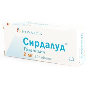 Сирдалуд таб. 2мг N30