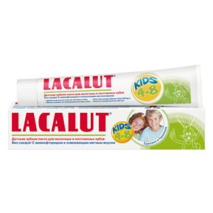 Зубная паста детская 4-8 лет сладкая мята Lacalut Kids 50  мл