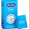 Презервативы классические с гелем-смазкой Durex Classic 12  шт