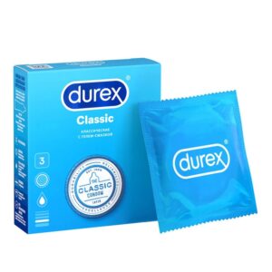 Презервативы классические с гелем-смазкой Durex Classic 3  шт