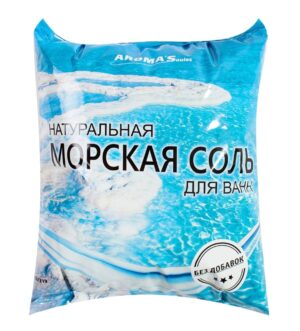 Соль морская для ванн "Натуральная" AROMA'Saules 1  кг