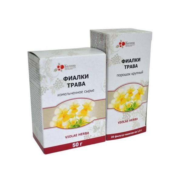 Фиалки трава 50г Калина 1