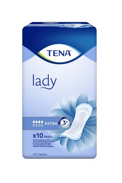 Прокладки впитывающие для взрослых Tena Lady Extra 10  шт