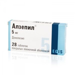 Алзепил таблетки покрытые оболочкой 5мг N28