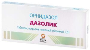 Дазолик таблетки покрытые оболочкой 500мг N10