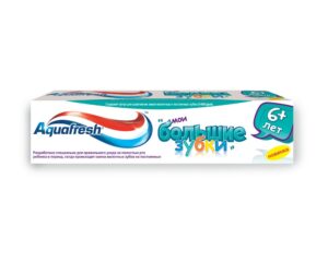 Детская зубная паста 6+ Aquafresh My big teeth 50  мл