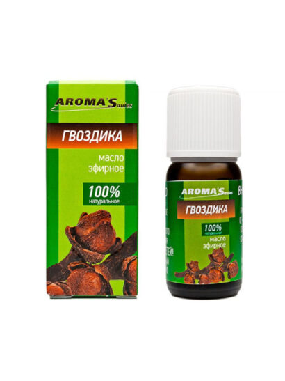 Масло эфирное Гвоздика AROMA'Saules 10  мл