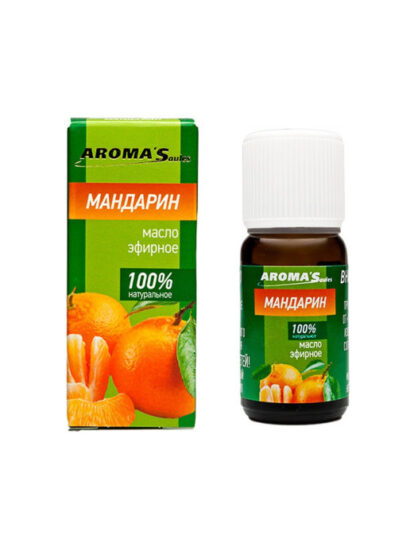 Масло эфирное Мандарин AROMA'Saules 10  мл