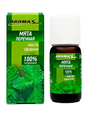 Масло эфирное Мята перечная AROMA'Saules 10  мл