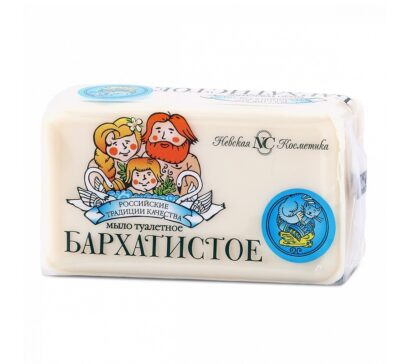 Мыло туалетное Бархатистое Невская Косметика Традиционное мыло 140  г