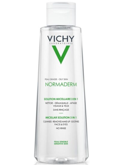 Мицеллярный лосьон для снятия макияжа 3 в 1 Vichy Normaderm 200  мл