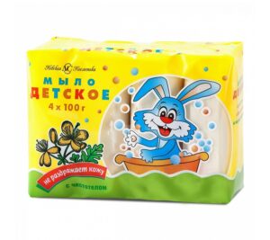 Туалетное мыло детское с чистотелом Невская Косметика Детская 400  г