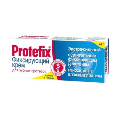 Крем для фиксации зубных протезов экстра-сильный Протефикс Protefix 20  мл