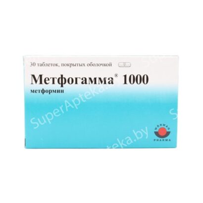 Метфогамма 1000 таблетки 1000мг N30