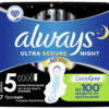 Прокладки гигиенические Ulltra Secure Night Always 7  шт