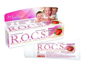 Гель для укрепления зубов для детей и подростков со вкусом клубники R.O.C.S. Medical Minerals 45  г