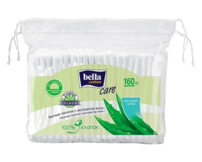 Ватные палочки с экстрактом алоэ Bella Cotton Care 160  шт