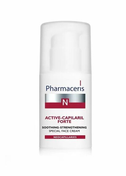 Специальный успокаивающий укрепляющий крем для лица Active-Capilaril Forte Pharmaceris N 30  мл