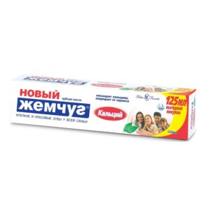 Зубная паста Кальций Невская Косметика Новый жемчуг 125  мл