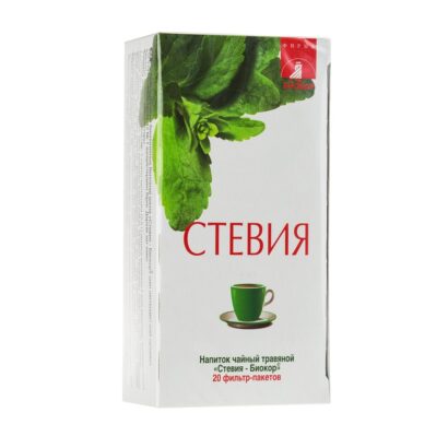 Стевия Биокор напиток чайный травяной фильтр-пакеты 2г N20 Биокор