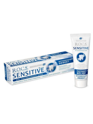 Зубная паста мгновенный эффект R.O.C.S. Sensitive 94  г
