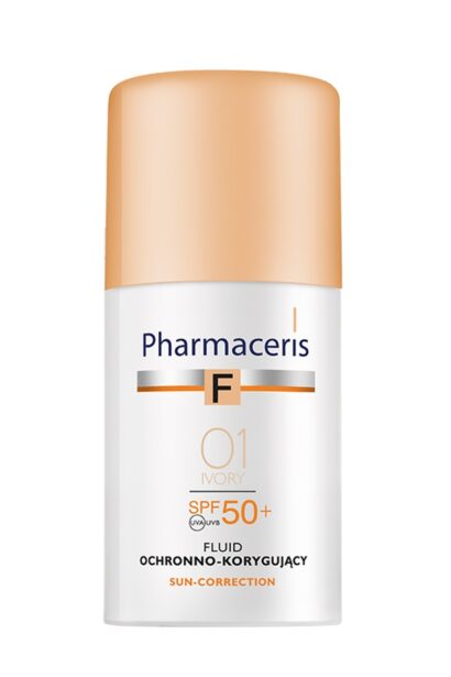 Защитный тональный флюид SPF50+ (тон: 01 слоновая кость) Pharmaceris F 30  мл