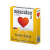 Презервативы с колечками и пупырышками Masculan Classic-3 3  шт