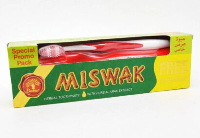 Зубная паста травяная Мисвак + зубная щётка Dabur 190  г