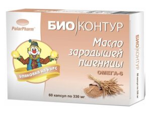 Зародышей пшеницы масло капсулы 330мг N60