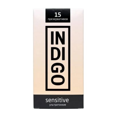 Презервативы ультратонкие Indigo Sensitive 15  шт