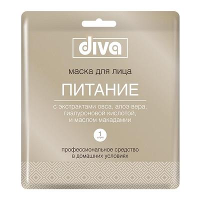 Маска для лица на тканевой основе Питание Diva 1  шт