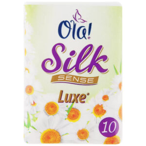 Платочки бумажные Silk ромашка 10шт. Ola! 10