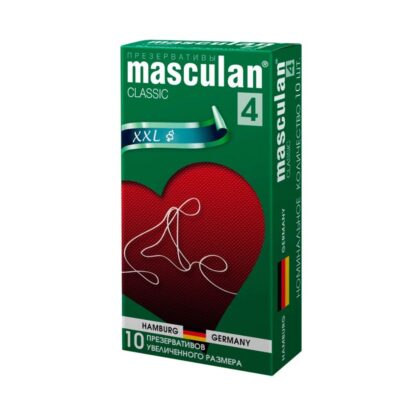 Презервативы увеличенного размера (XXL) Masculan Classic-4 10  шт