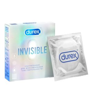 Презервативы ультратонкие для максимальной чувствительности Durex Invisible 3  шт