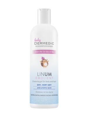 Кремовый гель для умывания для детей Dermedic Emolient Linum Baby 200  мл