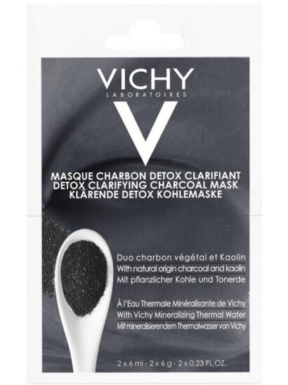 Минеральная детокс-маска с древесным углем Vichy Purete Thermale 2  шт