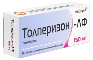 Толперизон-ЛФ таблетки покрытые оболочкой 150мг N30
