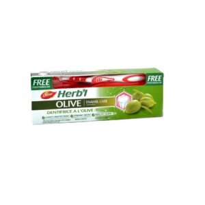 Паста зубная травяная Олива + щетка зубная Dabur 150  г