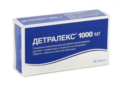 Детралекс таблетки покрытые оболочкой 1000мг  N30