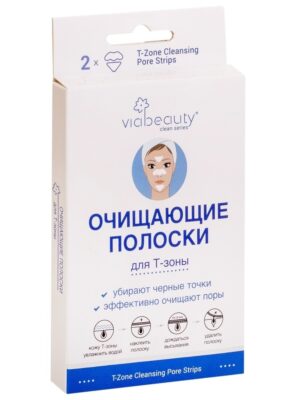 Полоски очищающие для носа с экстрактом  мяты Viabeauty 3  шт