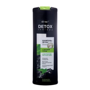 Шампунь для волос с черным углем и экстрактом листьев Нима Витэкс Detox Therapy 500  мл