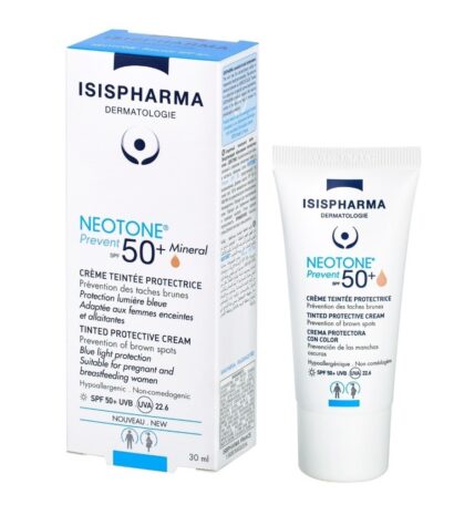 Крем защитный от пигментных пятен с тонирующим эффектом Prevent SPF50+ Medium ISISPHARMA Neotone 30  мл