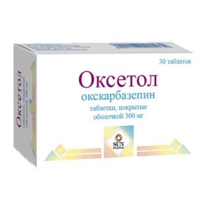 Оксетол таблетки покрытые оболочкой 300мг N30