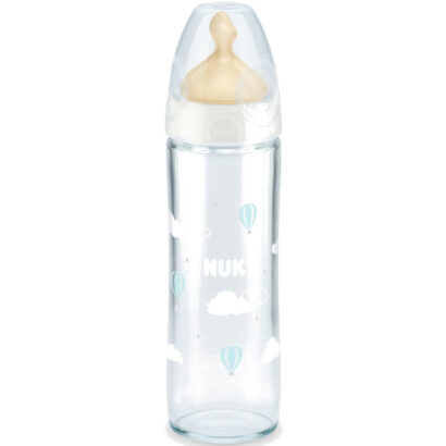 Nuk Бут.стек.240мл+соска лат.с шир.осн.р.1 а.10745104 NUK
