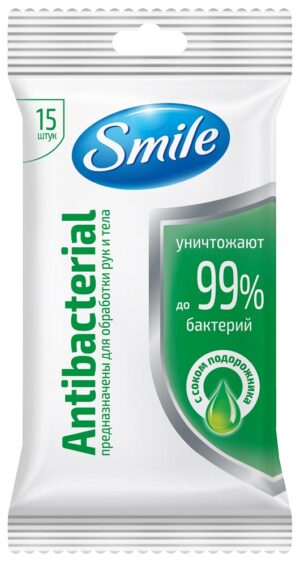 Салф.влаж.Smile Antibacterial Smile