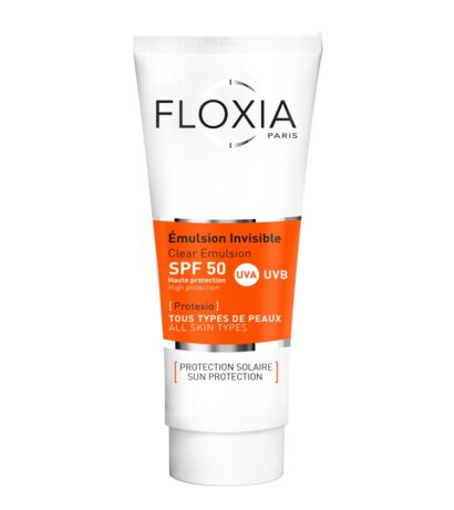 Эмульсия для лица солнцезащ. нетонированная д/всех типов к. SPF50 Floxia Protexio 50  мл