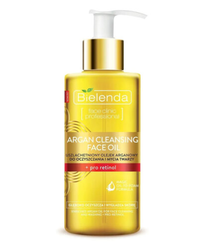 Масло для умывания гидрофильное с про-ретинолом Bielenda Argan Face Oil 140  мл